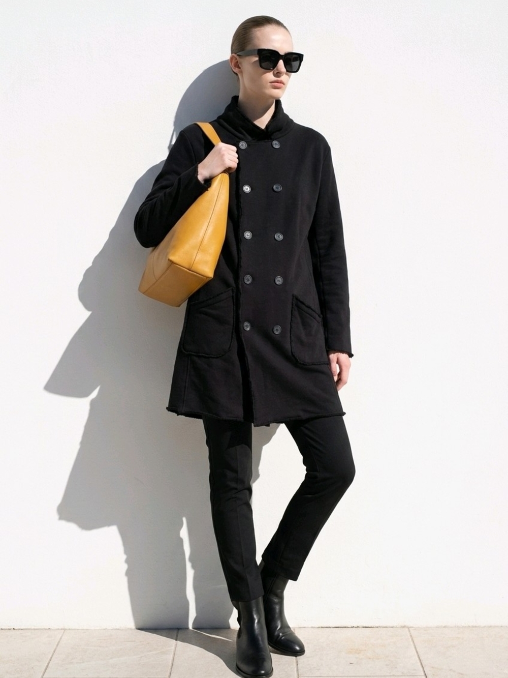 Frank & Eileen Black Belfast Trench Coat